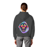 Crazy Chimp - Sweat à capuche Boxcut bio pour femme
