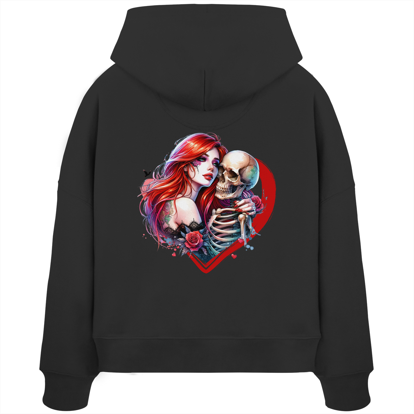 Forever Love - Womens Organic Boxcut Hoodie