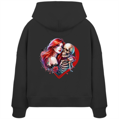 Forever Love - Womens Organic Boxcut Hoodie