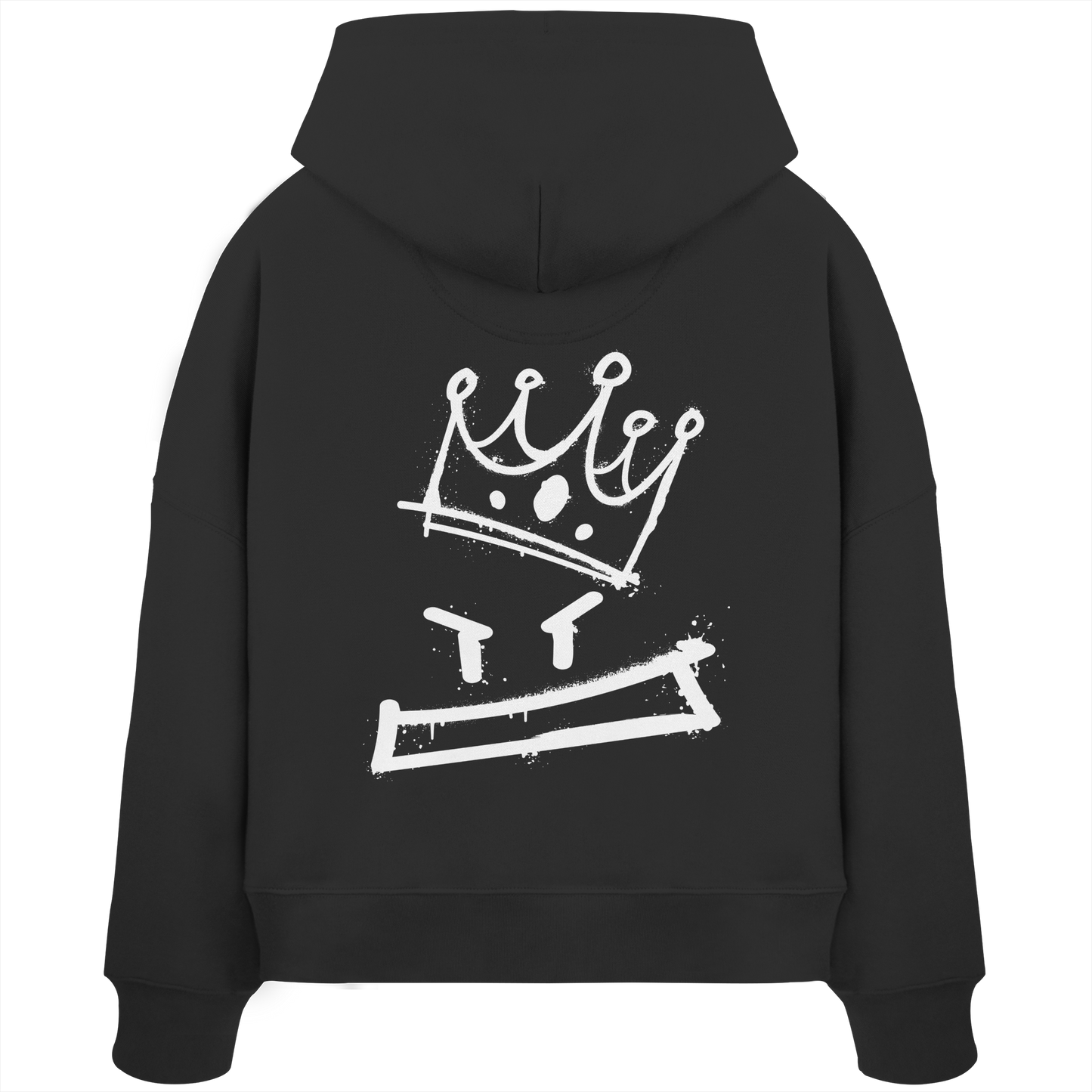 Graffiti King - Womens Organic Boxcut Hoodie