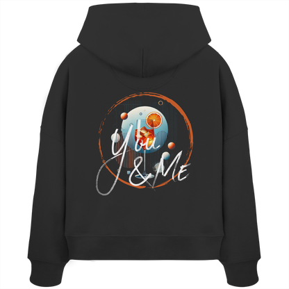 Cheers together - Womens Organic Boxcut Hoodie