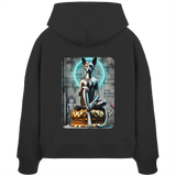 Mystic Cat - Womens Organic Boxcut Hoodie