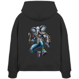 Elephant Warrior - Womens Organic Boxcut Hoodie