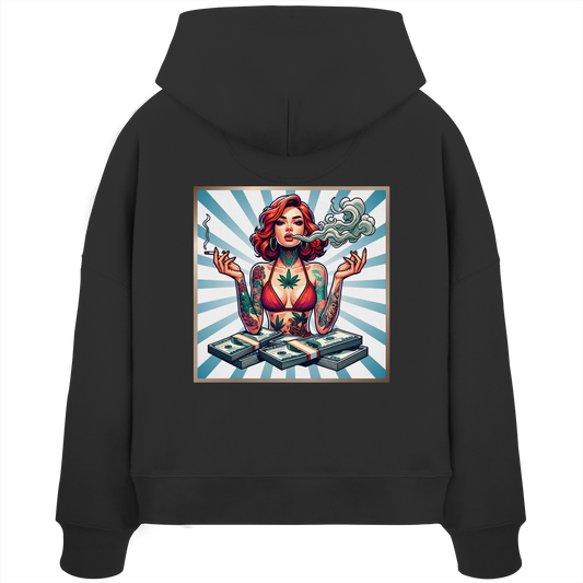 Rebel Rich - Womens Organic Boxcut Hoodie