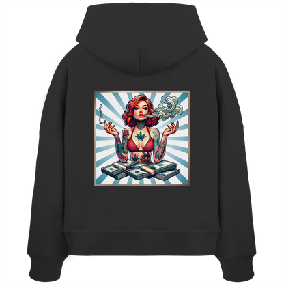 Rebel Rich - Womens Organic Boxcut Hoodie