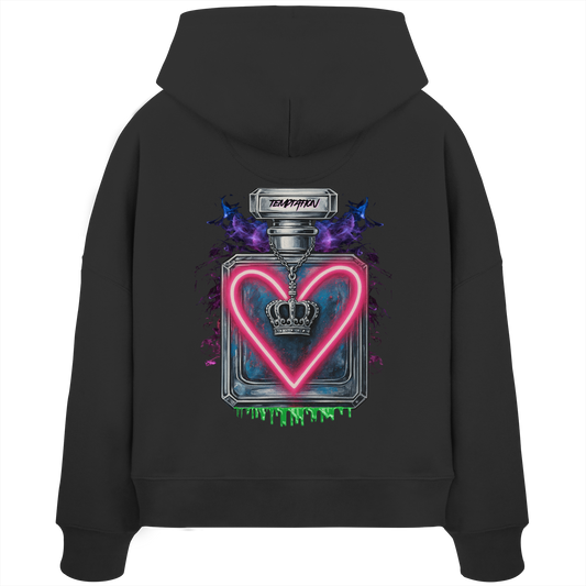 Temptation - Womens Organic Boxcut Hoodie