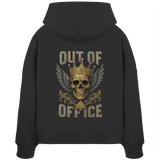 King out of Office - Womens Organic Boxcut Hoodie