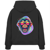 Crazy Chimp - Sweat à capuche Boxcut bio pour femme