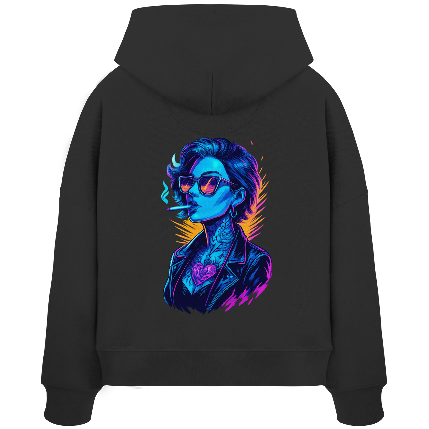 Urban Pulse - Womens Organic Boxcut Hoodie