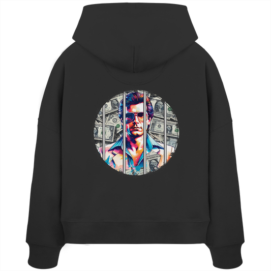 Money Maker - Womens Organic Boxcut Hoodie