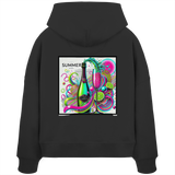 Neon Fresh - Womens Organic Boxcut Hoodie