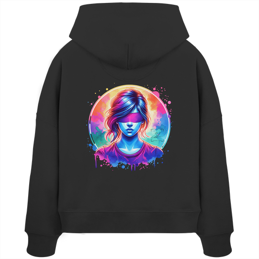 Mystic Vision - Womens Organic Boxcut Hoodie