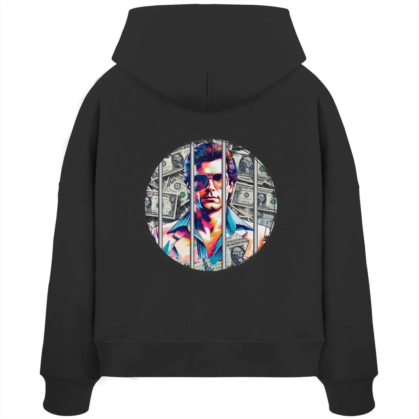 Money Maker - Womens Organic Boxcut Hoodie