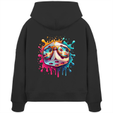 Sunset Vibes Dice - Womens Organic Boxcut Hoodie