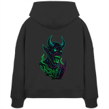Neon Hellfire - Womens Organic Boxcut Hoodie
