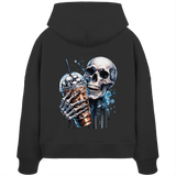 Chill Skull - Womens Organic Boxcut Hoodie