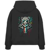 Urban Leopard - Womens Organic Boxcut Hoodie
