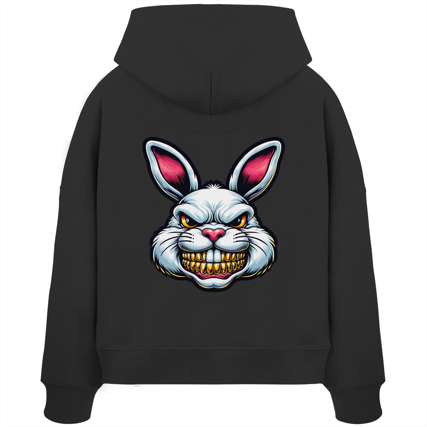 ToothBunny Terror - Womens Organic Boxcut Hoodie