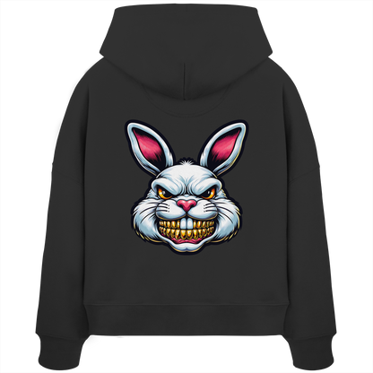 ToothBunny Terror - Womens Organic Boxcut Hoodie