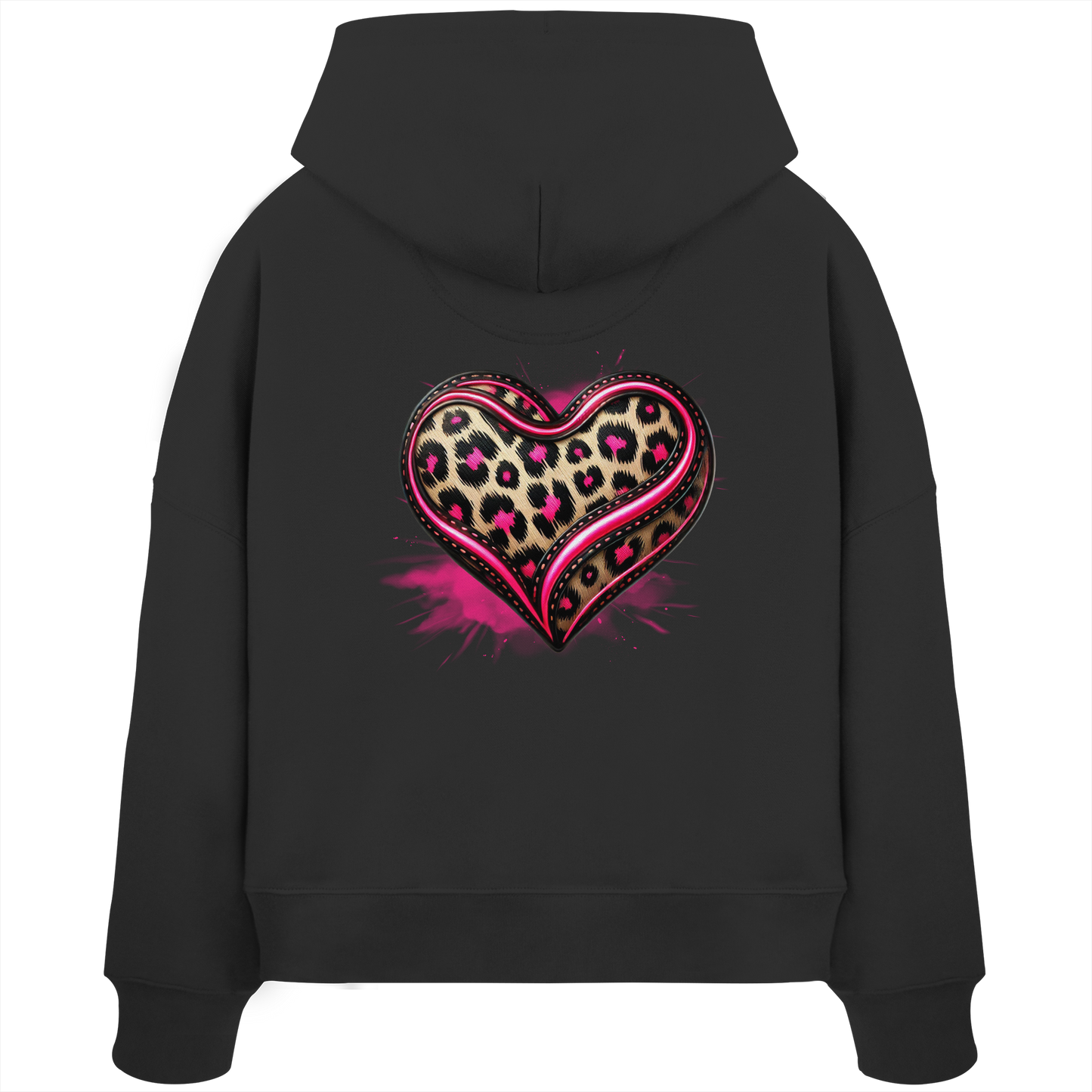 Wild Heart - Womens Organic Boxcut Hoodie