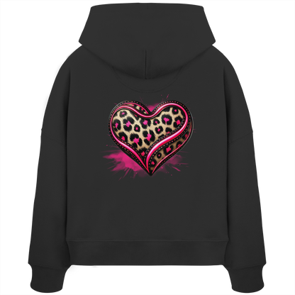 Wild Heart - Womens Organic Boxcut Hoodie