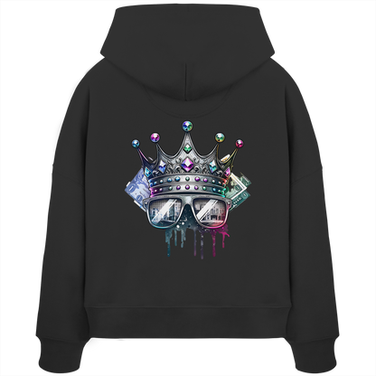 Royal Hustle - Womens Organic Boxcut Hoodie
