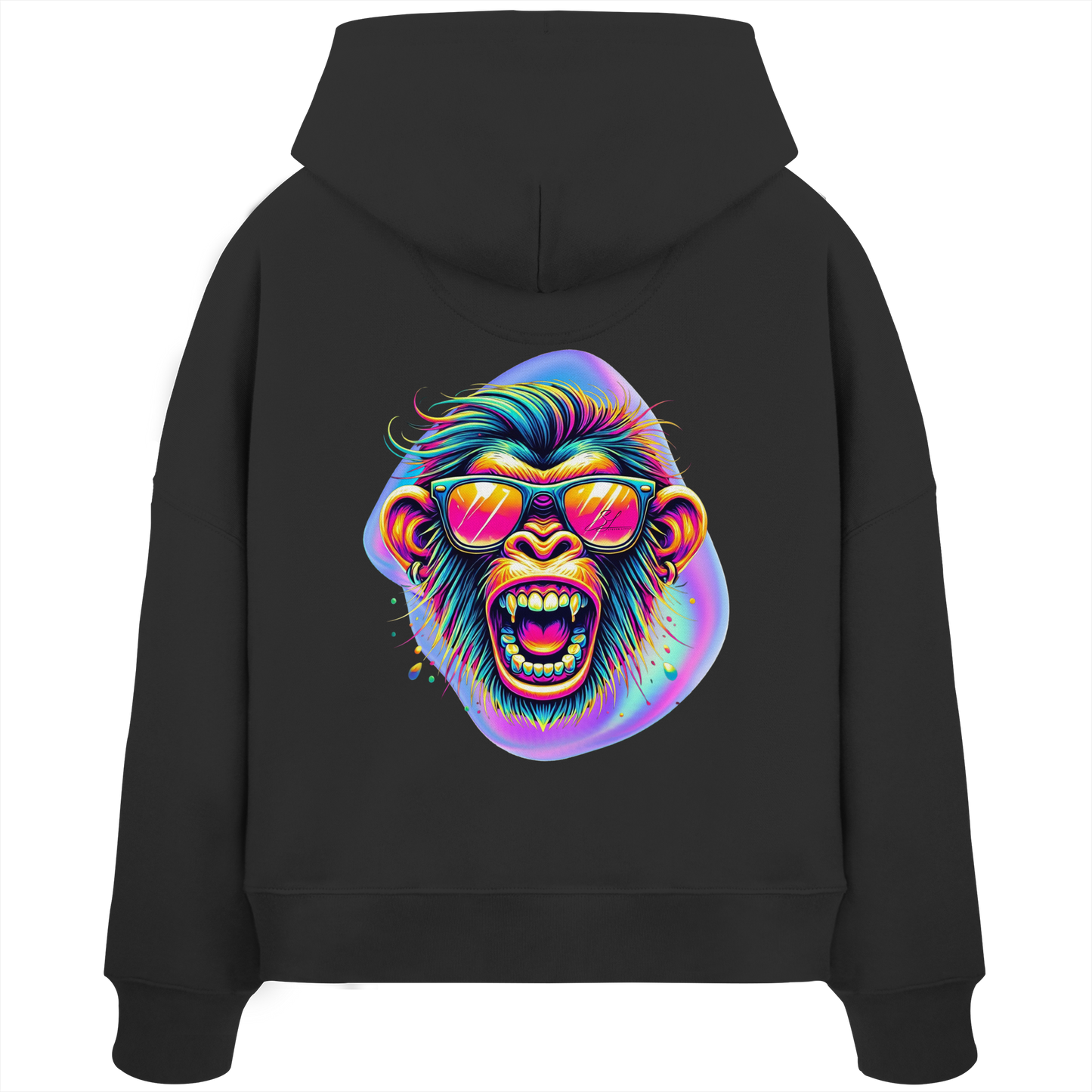 Crazy Chimp - Womens Organic Boxcut Hoodie