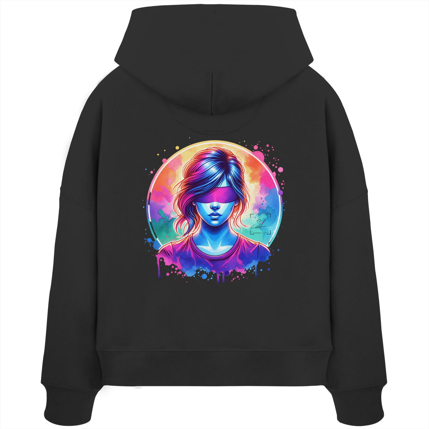 Mystic Vision - Womens Organic Boxcut Hoodie