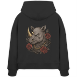 Inked Rhino - Womens Organic Boxcut Hoodie