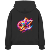Inferno Star - Womens Organic Boxcut Hoodie