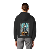 Mystic Cat - Womens Organic Boxcut Hoodie