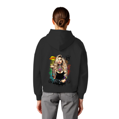 Ink Queen - Womens Organic Boxcut Hoodie