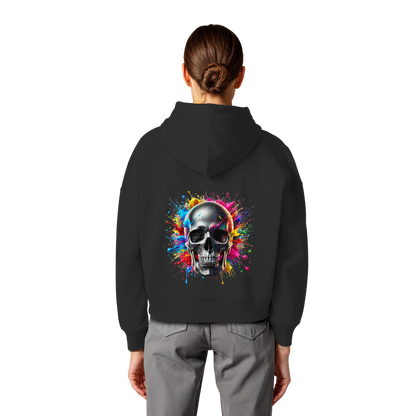 Explosion of Life - Womens Organic Boxcut Hoodie