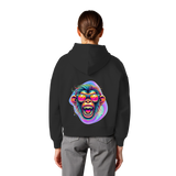 Crazy Chimp - Sweat à capuche Boxcut bio pour femme