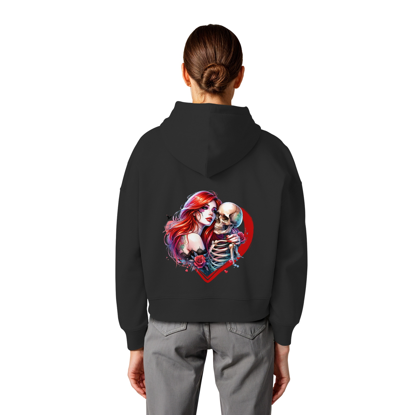 Forever Love - Womens Organic Boxcut Hoodie