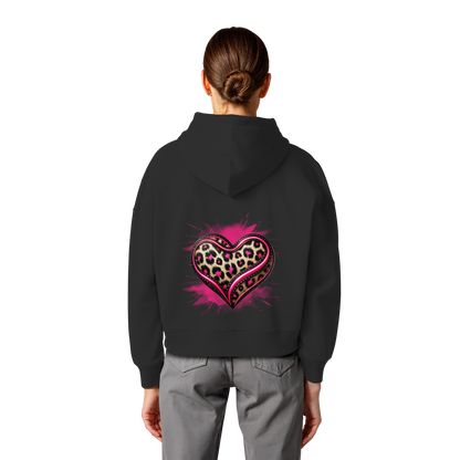 Wild Heart - Womens Organic Boxcut Hoodie