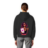 Queen of Hearts - Womens Organic Boxcut Hoodie