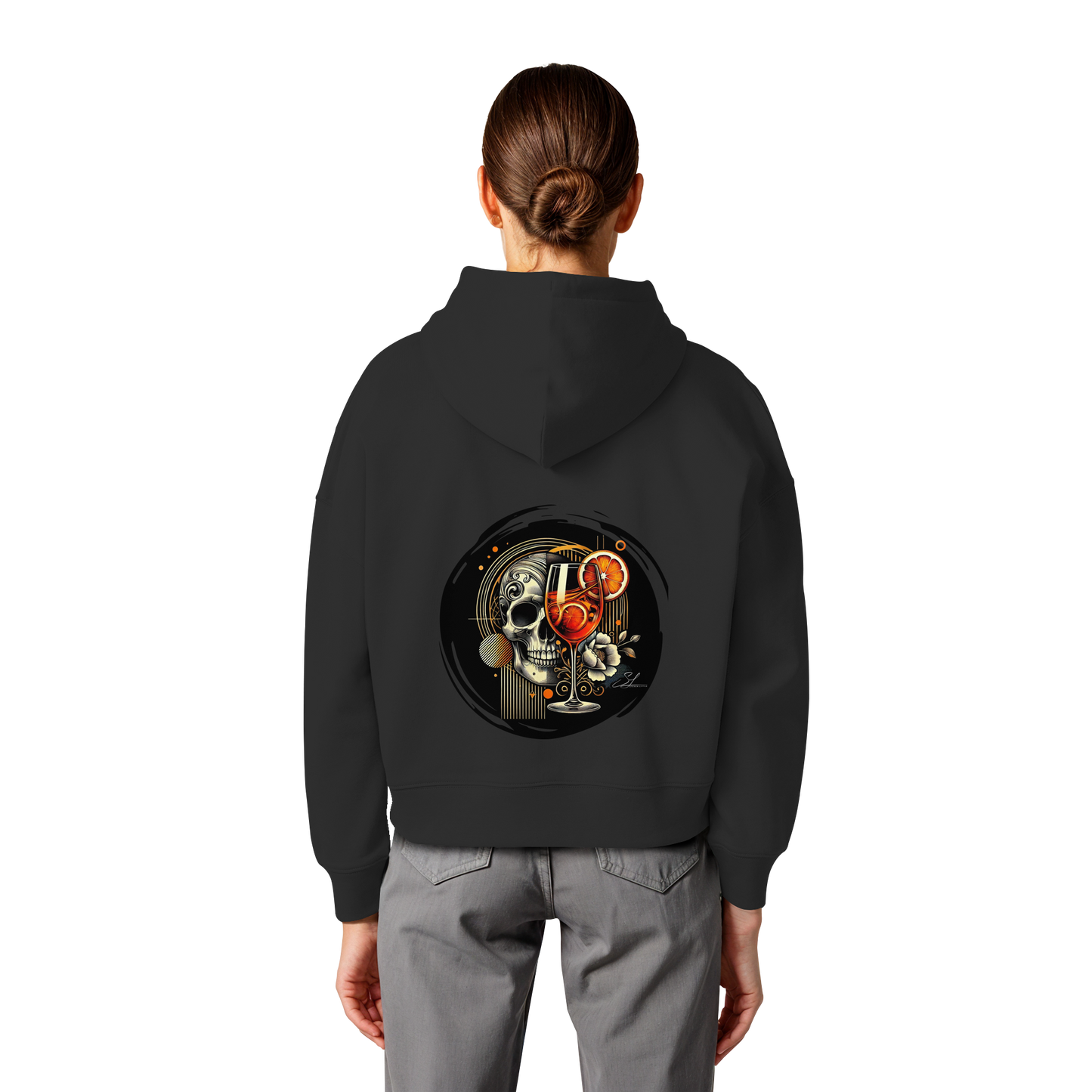 Spirit of the night - Womens Organic Boxcut Hoodie