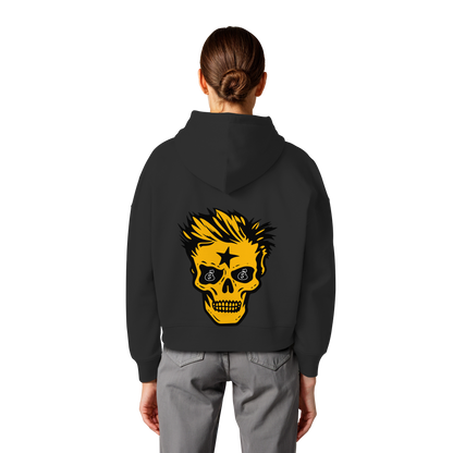 Golden Skull - Womens Organic Boxcut Hoodie