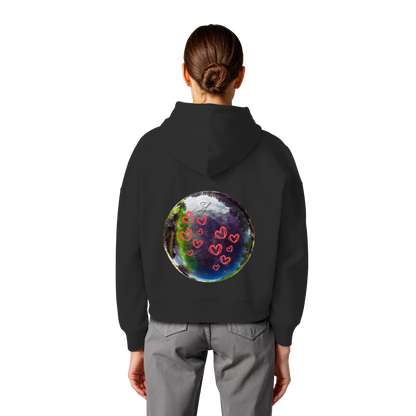 Love our World - Womens Organic Boxcut Hoodie