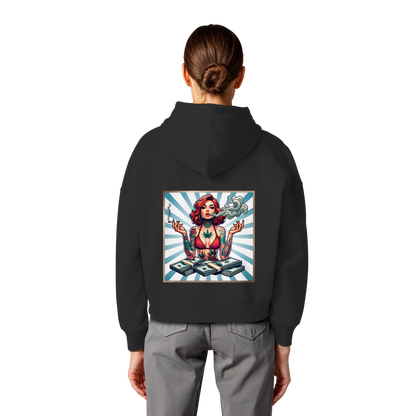 Rebel Rich - Womens Organic Boxcut Hoodie