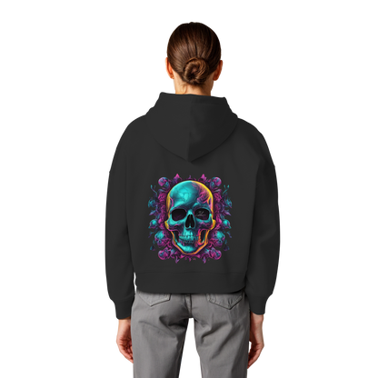 Galactic Skull - Organic Women Boxcut Hoodie