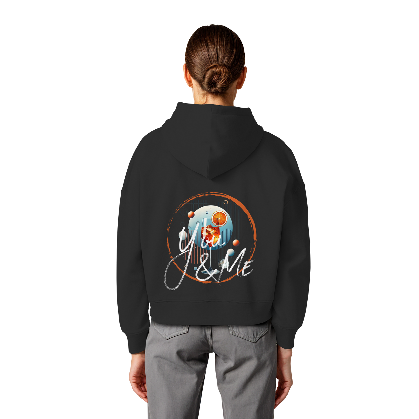 Cheers together - Womens Organic Boxcut Hoodie