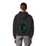 Neon Hellfire - Womens Organic Boxcut Hoodie