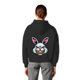 Tooth Bunny - Womens Organic Boxcut Hoodie