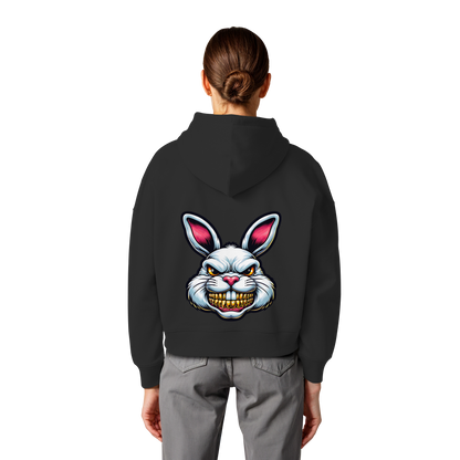 Tooth Bunny - Womens Organic Boxcut Hoodie