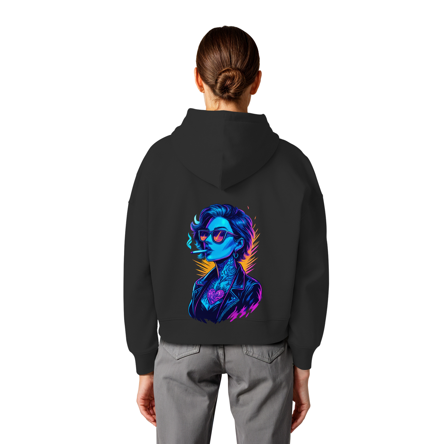 Urban Pulse - Womens Organic Boxcut Hoodie