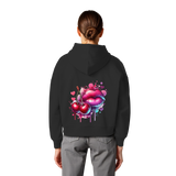 Cherry Kisses - Womens Organic Boxcut Hoodie