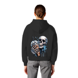Chill Skull - Womens Organic Boxcut Hoodie