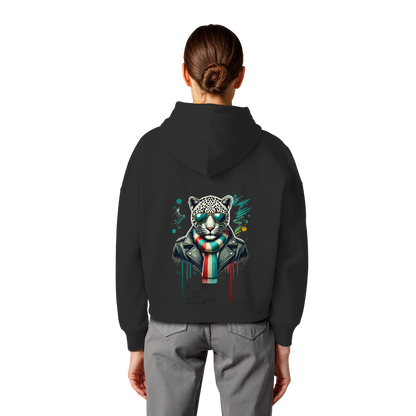 Urban Leopard - Womens Organic Boxcut Hoodie